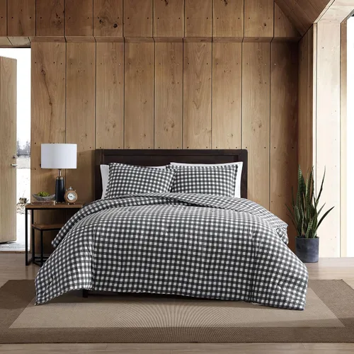 Vista 20 de Eddie Bauer - Juego de edredón twin, ropa de cama reversible a cuadros con funda a juego, peso medio para uso durante todo el año, artículos Aliso