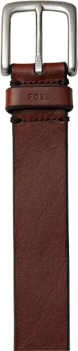 Vista 2 de Fossil Cinturón de cuero marrón para hombre