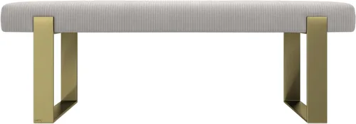 Vista 82 de VANT Banco de cama tapizado, beige Boucle, níquel cepillado Boucle Beige - Níquel cepillado