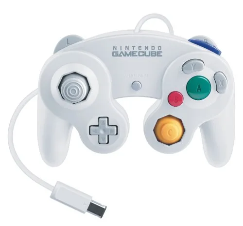 Vista 2 de Official Nintendo White Classic Gamecube Controller