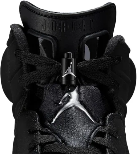 Vista 8 de Jordan 6 Retro Black Chrome BlackMetallic Silver-Black (DX2836 001) para hombre, Azul hielonegro-vela-blanco