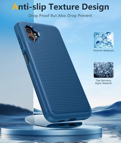 Vista 212 de FNTCASE Funda para iPhone 17 Pro: Fundas delgadas translúcidas de color azul claro compatibles con MagSafe, protección completa de la cámara