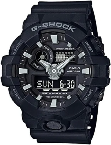 Vista 2 de Casio G-Shock Men's Analog-Digital Dial Resin Watch Blanco