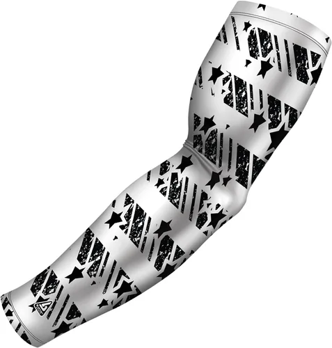 Vista 38 de B-Driven Sports Sleeve Pro-Fit - Manga Patriótica - Estados Unidos, Cuba, México, Israel, Canadá, Venezuela, Rep. Dominicana - Individual
