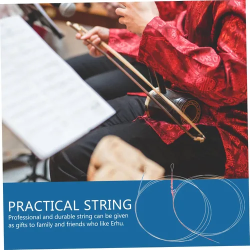 Vista 8 de SUPVOX 15sets Full Erhu Strings Wire Core Wire High Resonance Comfortable Hand Feel Erhu Accessories