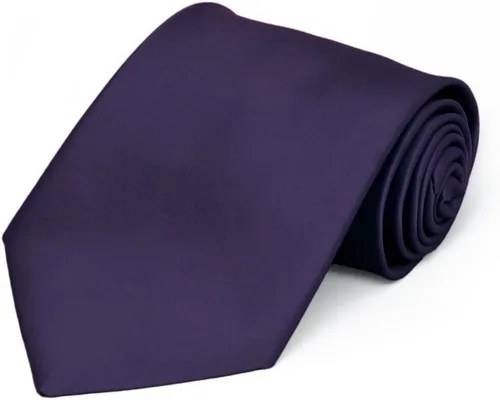 Vista 16 de tiemart Corbata de color sólido prémium Negro