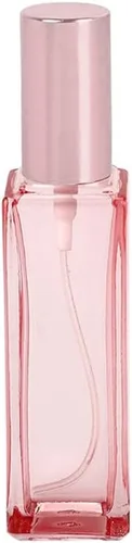 Vista 7 de Botella recargable portátil de vidrio atomizador de botella de vidrio sub-botella de viaje, rosa, 0.3 fl oz