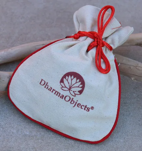Vista 4 de DharmaObjects 108 cuentas auténticas de semillas de Bodhi de estilo tibetano budista para meditación y compasión, Rojo