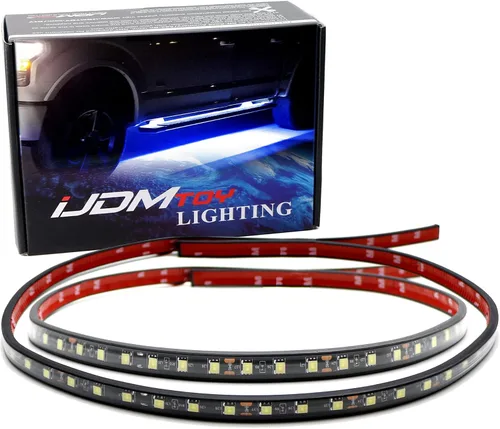 Vista 10 de iJDMTOY Kit de iluminación LED flexible de 40 pulgadas con 63 SMD para estribo/paso lateral, compatible con camionetas SUV, ámbar y amarillo