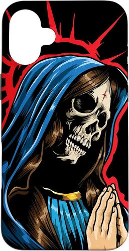 Vista 23 de Día de los Muertos - Praying La Calavera Catrina - Funda de Santa Muerte para iPhone 17