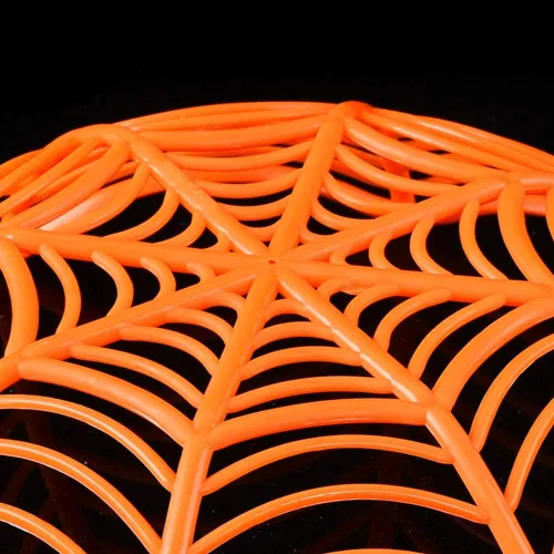 Vista 5 de Creative Spider Web Galleta Frutas Candy Plate Basket Bowl Halloween Funny Party Decor Negro