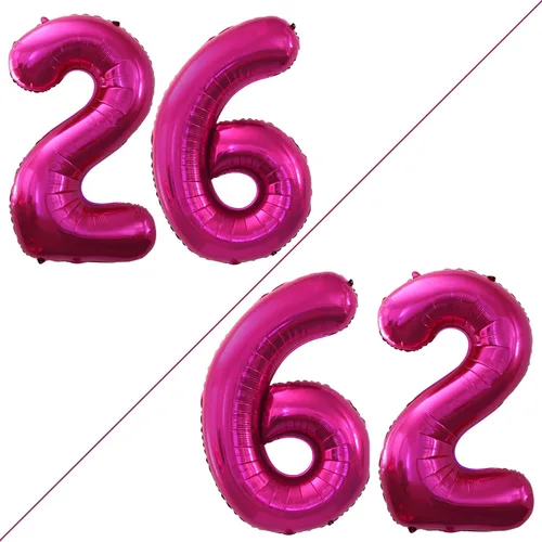 Vista 42 de Goer, conjunto de globos de papel aluminio para decoraciones de cumpleaños, globos de las letras de feliz cumpleaños y de números Oro
