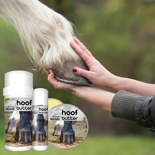 Vista 5 de The Blissful Horses - Mantequilla para pezuñas de apoyo natural para las pezuñas de tu caballo, 0.50 onzas