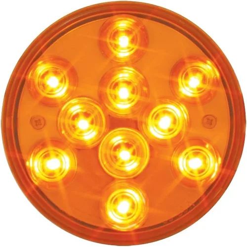 Vista 5 de Grand General 76850 - Luz LED (4 pulgadas Mega 10 Plus Am/Am con montaje en brida SS y coleta), 1 paquete