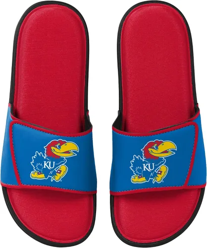 Vista 107 de FOCO Sandalias deportivas de espuma para ducha con logotipo de equipo universitario de la NCAA para hombre