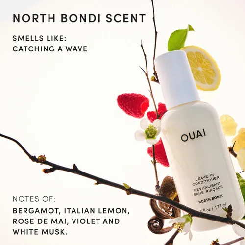 Vista 8 de OUAI Women's North Bondi Leave In Conditioner, Off White, One