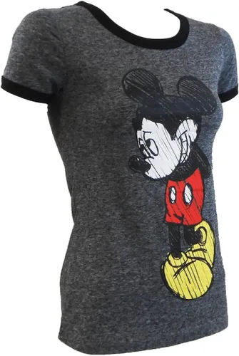 Vista 2 de Disney Camiseta de manga corta para mujer, diseño de Mickey Mouse