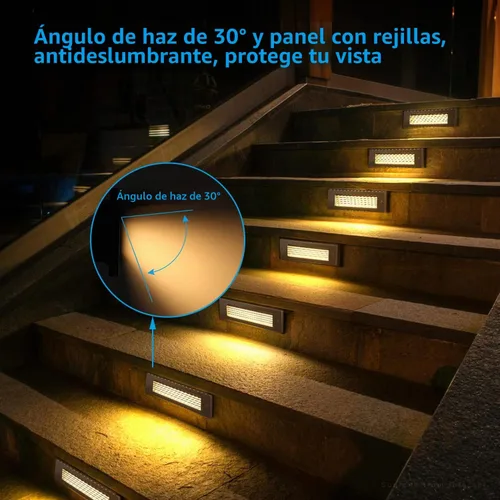 Vista 5 de LEONLITE Actualización 5CCT Luces LED de paso, 120V-277V, bronce aceitado