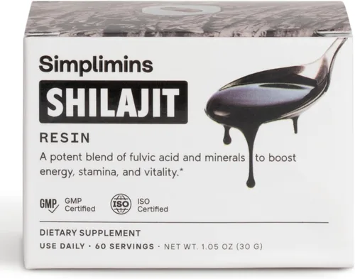 Vista 5 de Shilajit - Suplemento adaptógeno ayurvédico ayurvédico puro del Himalaya (1.06 oz 60 porciones) Energía natural, resistencia y apoyo