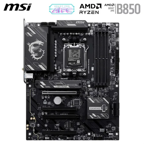 Vista 3 de Micro Center Procesador AMD 7600X con placa base WiFi MSI B850 Gaming PRO AMD Ryzen 5 7600X + MSI B850 GAMING PRO WIFI6E