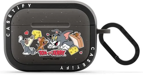 Vista 66 de CASETiFY AirPods Pro (1ª/2ª Gen) Estuche Bounce con Anillo [Colaboración Frozen] - Copo de Nieve de Anna - Taupe Mate