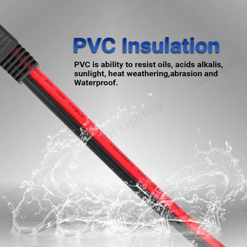 Vista 5 de TMH Cable de extensión de 10 AWG – 1 pie SAE a SAE de desconexión rápida, conector de mazo de cables de desconexión rápida, cable de extensión