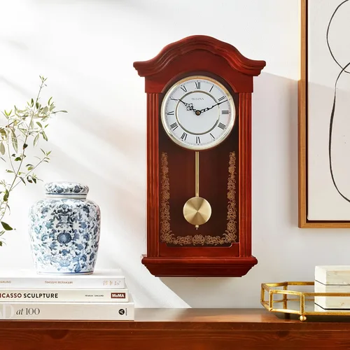 Vista 2 de Bulova C4443 Baronet - Reloj de timbre de caoba