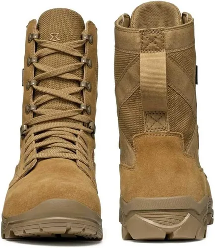 Vista 4 de GARMONT Botas de cuero de gamuza para hombre T 8 Extreme Gore-tex (Gtx) impermeables, transpirables, protectoras, tácticas Coyote