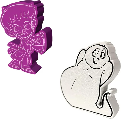 Vista 8 de Giochi Uniti Juego de mesa Photophantom Juego de estrategia con temática de fantasma espeluznante Juego de detectives Divertido juego familiar