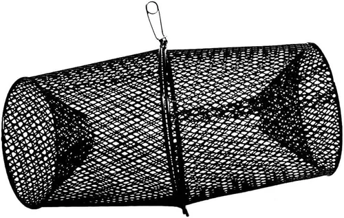 Vista 2 de Frabill Trampa Torpedo Minnow Malla de acero resistente Trampa para pececillos de dos piezas