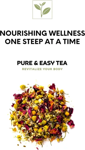 Vista 4 de Pure & Easy Tea Bolsas de filtro de té de alta calidad, infusores compostables sin blanquear con cordón para té de hojas sueltas, sobres desechables