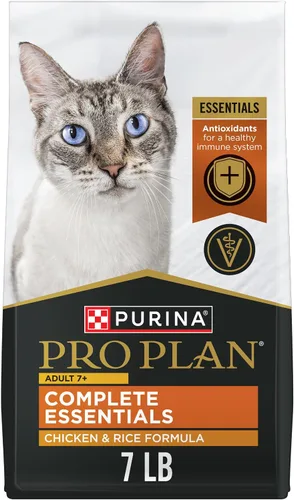 Vista 11 de Purina Pro Plan Senior Comida seca para gatos 7+ Esenciales completos fórmula de pollo y arroz - Bolsa de 3.5 lb