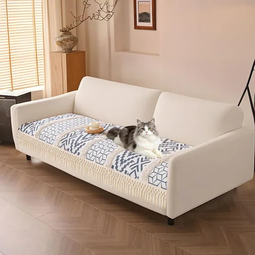 Vista 16 de VClife Funda para Brazo de Sofá Antideslizante Azul Fundas para Reposabrazos para Reclinable, Sillón, Sofá de Dos Plazas y Sofá 1 Pieza Funda Suave