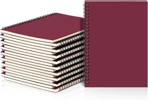 Vista 9 de Yahenda Cuaderno de Espiral al Por Mayor A5 Diario Rayado 8.3'' x 5.5'' Papel de Composición para Escritura Bloc de Notas Pequeño Cuaderno