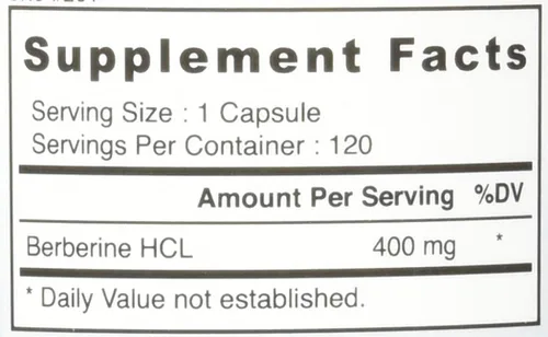 Vista 6 de Good State Berberina HCL 400mg, 120 Cápsulas Vegetarianas