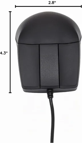 Vista 9 de ELECOM - Marca japonesa- Conexión por cable, mouse básico 3D-CAD, sin rueda de desplazamiento, mouse de computadora de 3 botones con seguimiento