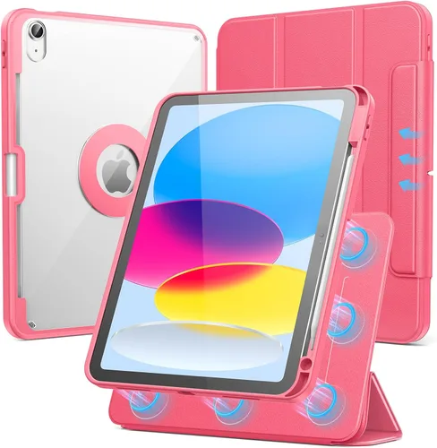 Vista 15 de SPARIN Funda para iPad mini 7 A17 Pro 2024/iPad Mini 6 2021 de 8.3 pulgadas, cubierta magnética desmontable, soporte vertical/horizontal con soporte