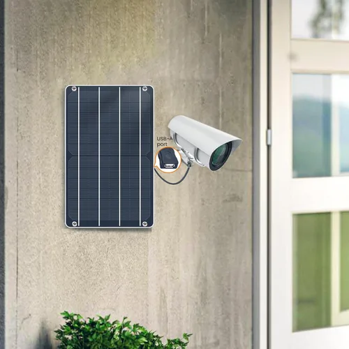Vista 2 de FlexSolar Mini panel solar USB de 6 W, módulo monocristalino impermeable IP67 Kit de bricolaje con material PET para teléfono inteligente