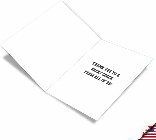 Vista 2 de NobleWorks - 1 tarjeta de agradecimiento para profesores escolares jumbo de Estados Unidos, todos con sobre (8.5 x 11 pulgadas) - Tarjeta de notas