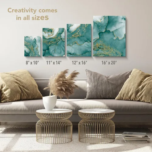 Vista 3 de ArtSkills Lienzos estirados para pintar, suministros de pintura en lienzo de 5 x 7 para artistas, paquete de lienzo en blanco, paquete de 2