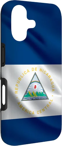 Vista 3 de Funda con la bandera de Nicaragua para iPhone 17