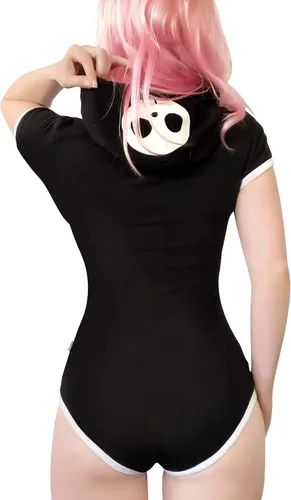 Vista 4 de Littleforbig Pijama mameluco de algodón para Halloween - Sweet Reaper Night-Glow Halloween
