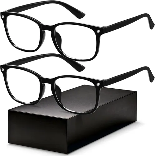 Vista 8 de Gaoye Eyewear Frames for Men - Blue Light Blocking Square Glasses, Anti UV Ray Computer Gaming, Blue Blockers for Women