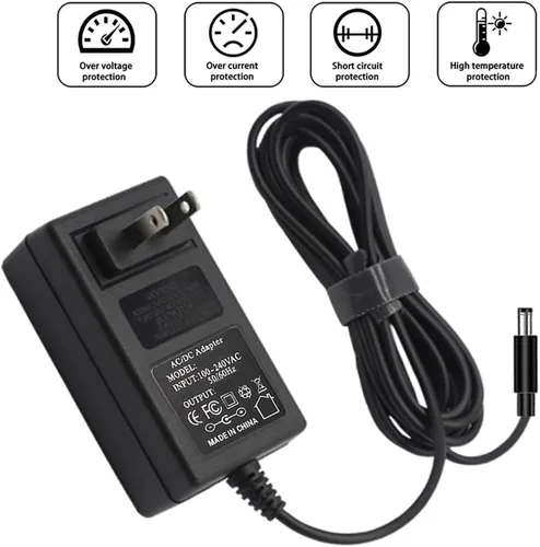 Vista 5 de Fuente de alimentación de 15 V 2 A CC Adaptador de corriente de 30 vatios AC DC 15 V Cable de alimentación 15 voltios 2 amperios de potencia