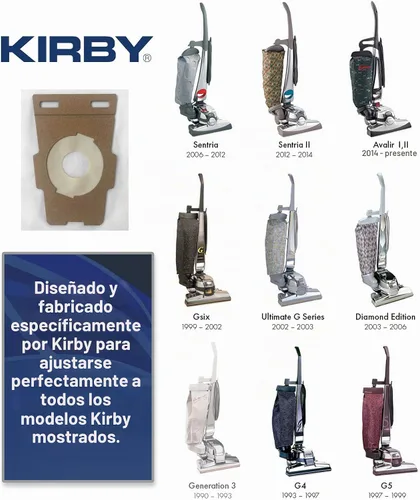 Vista 2 de Kirby Micron Magic Micro Allergen 205814A. Bolsas para filtro de aspiradora HEPA