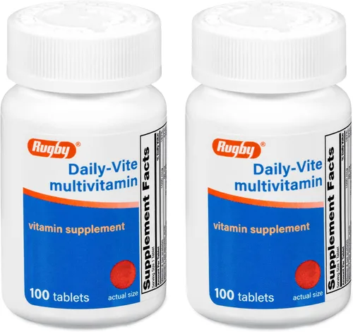 Vista 9 de Rugby Daily-Vite Multivitamin - Suplemento vitamínico diario - 100 tabletas (1 paquete)