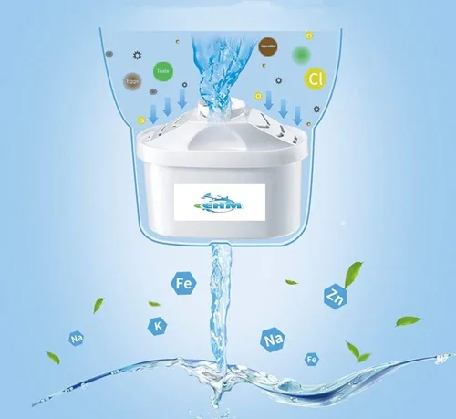 Vista 6 de EHM Jarra Aurora alcalina especial para agua, 0.92 galones, ionizador de agua potable con filtro de carbono activado, agua mineralizada, alcalina