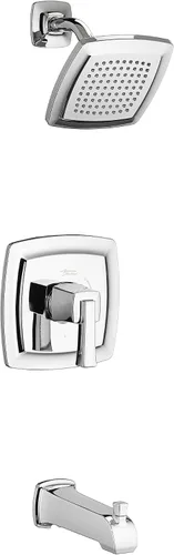 Vista 17 de American Standard TU353508.013 Townsend - Grifo de bañera con cabezal de ducha y cartucho para ahorrar agua, níquel pulido PVD