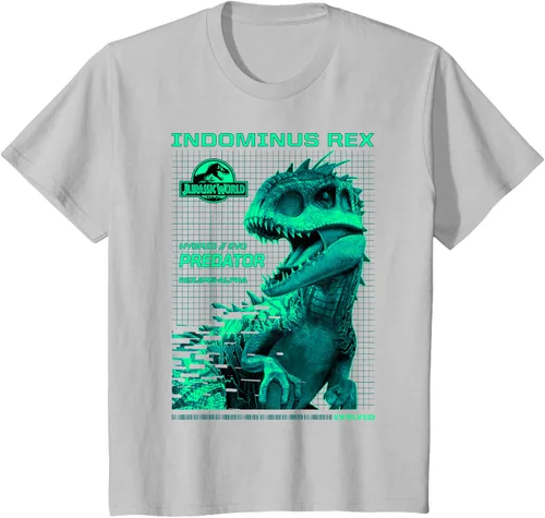 Vista 30 de Jurassic World Indominus Rex Hybrid Predator T-Shirt Small Negro