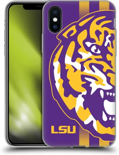 Vista 230 de Head Case Designs Funda de gel suave con licencia oficial de la Universidad Estatal de Louisiana LSU Camou compatible con Apple iPhone 7 Plus/iPhone